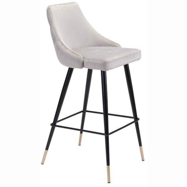 Piccolo Bar  & Counter Chair, Gray