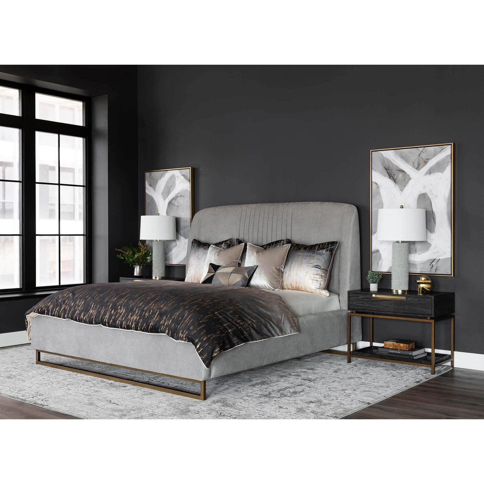 Nevin Bed, Polo Club Stone - Image 5