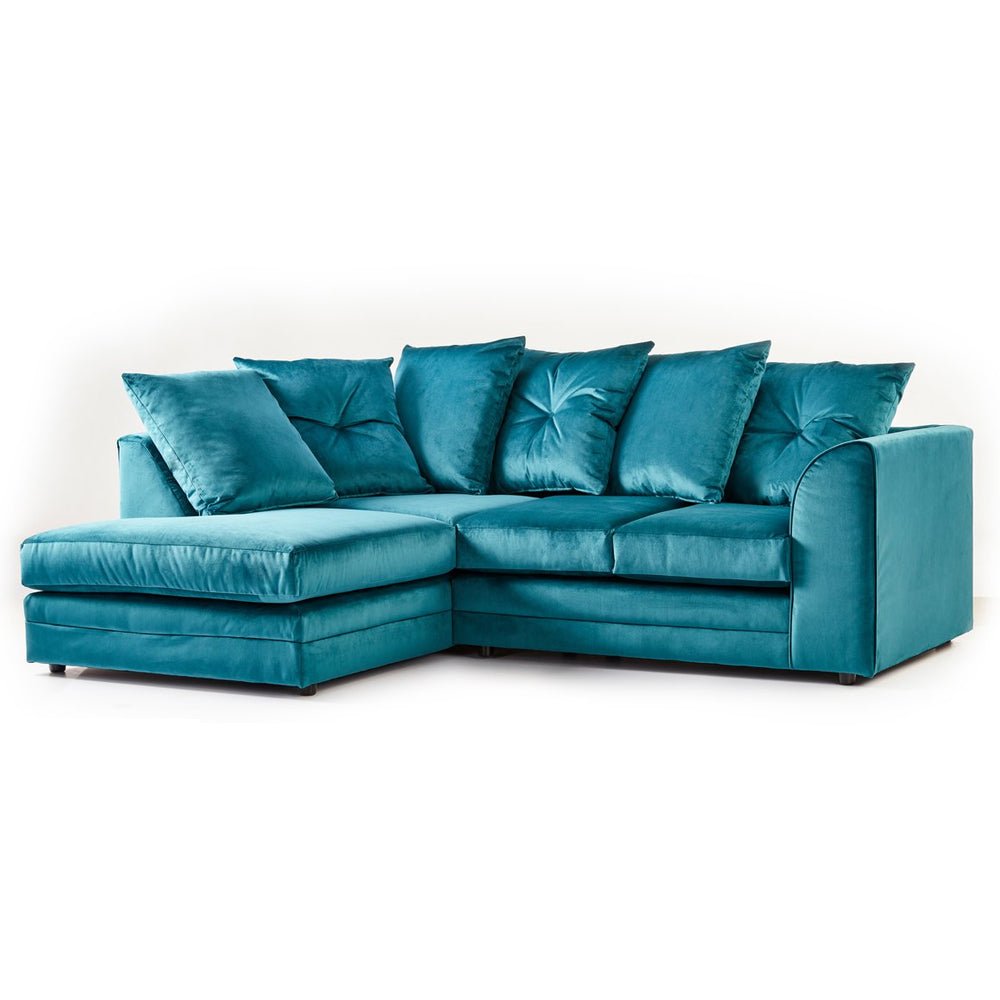 Belvedere Soft Velvet Corner Sofa - Image 4